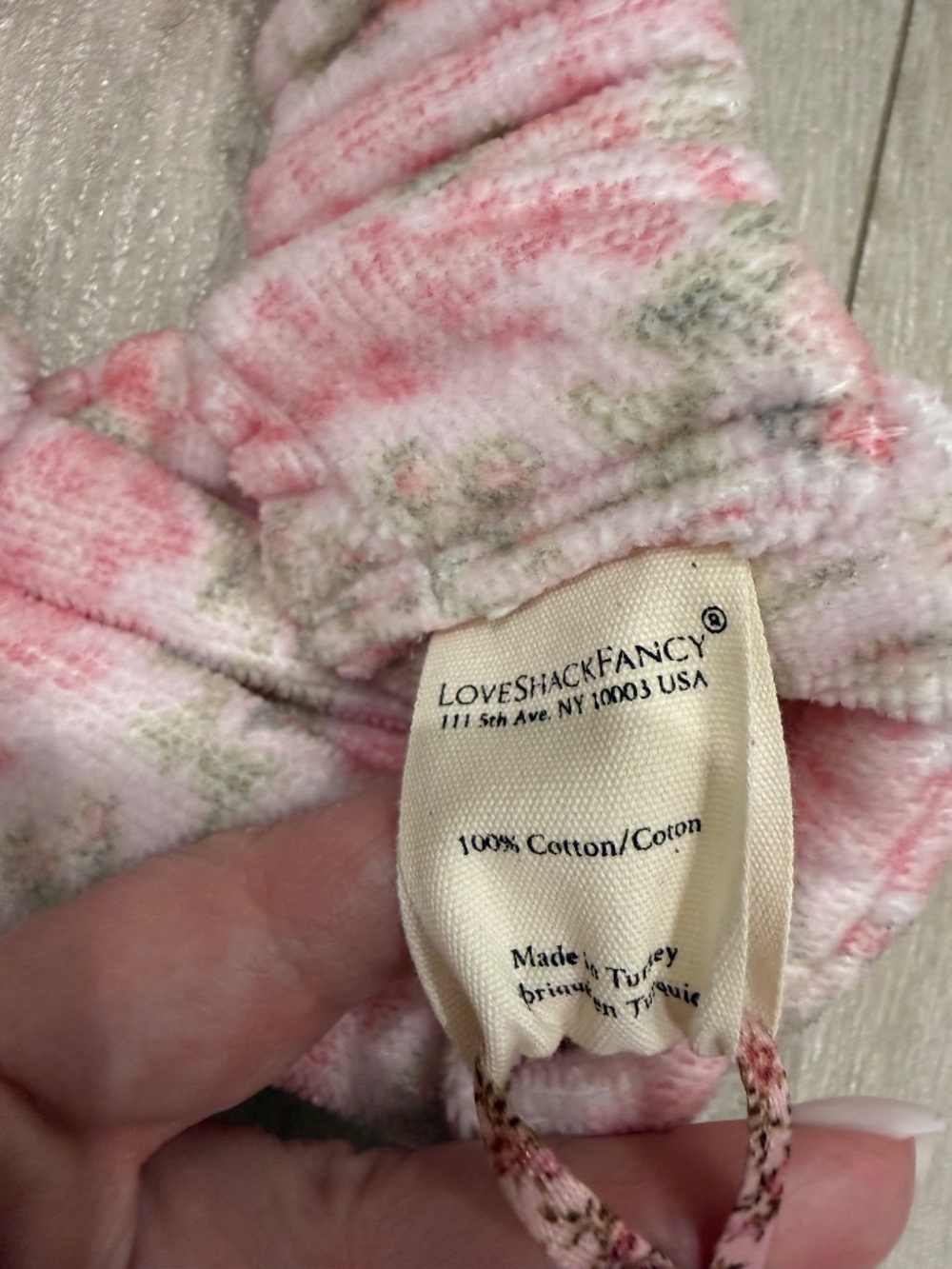 NWT LoveShackFancy Facewash Beauty Headband - Picture 5 of 5